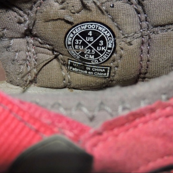 KEEN Newport H2 Sandals Rose Red Gargoyle Youth 4 - Picture 7 of 7